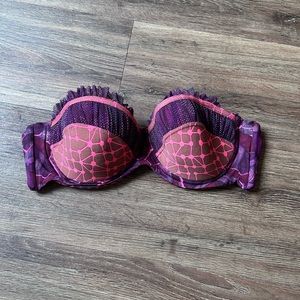 Maaji pink & purple swim top